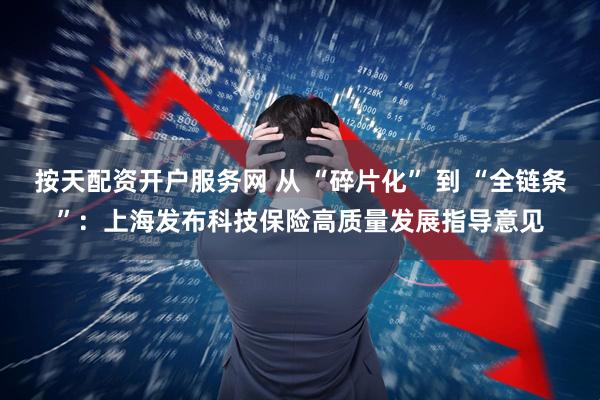 按天配资开户服务网 从 “碎片化” 到 “全链条”：上海发布科技保险高质量发展指导意见